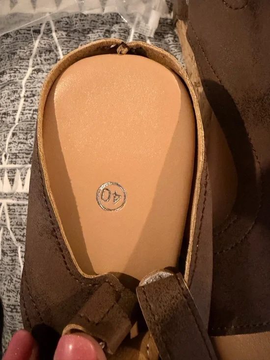 Brown Open-Toe Slingback Women’s Sandals - Picture 2 of 4